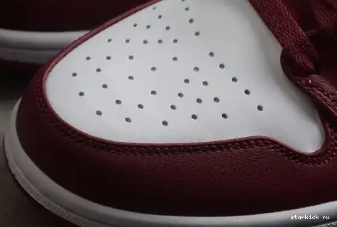 Jordan 1 Low 553558-615 Bordeaux 553558-615 White 0703